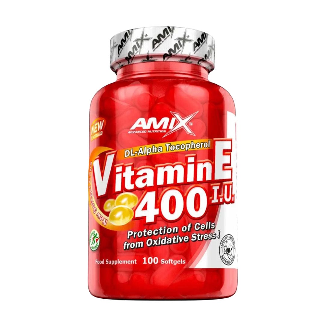 Вітамін E Amix Nutrition Vitamin E 400 МО, 100 гелевих капсул
